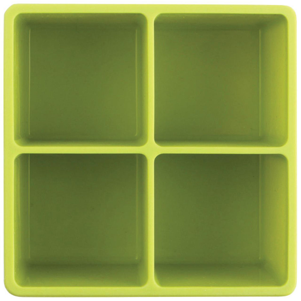 104781-2pk-dexas-9-5cm-silicone-ice-tray-mould-xl-cube-green