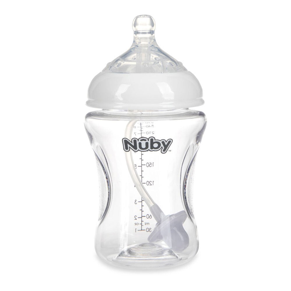 7001769-nuby-tritan-bottle-w-360-weighted-straw-270ml-clear