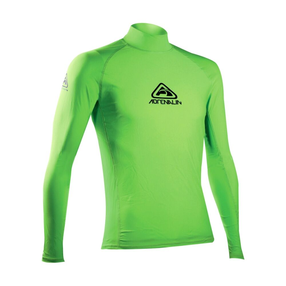 Adrenaline Junior Swimming Rashie Vivid Long Sleeve UPF50+ Sun Lime