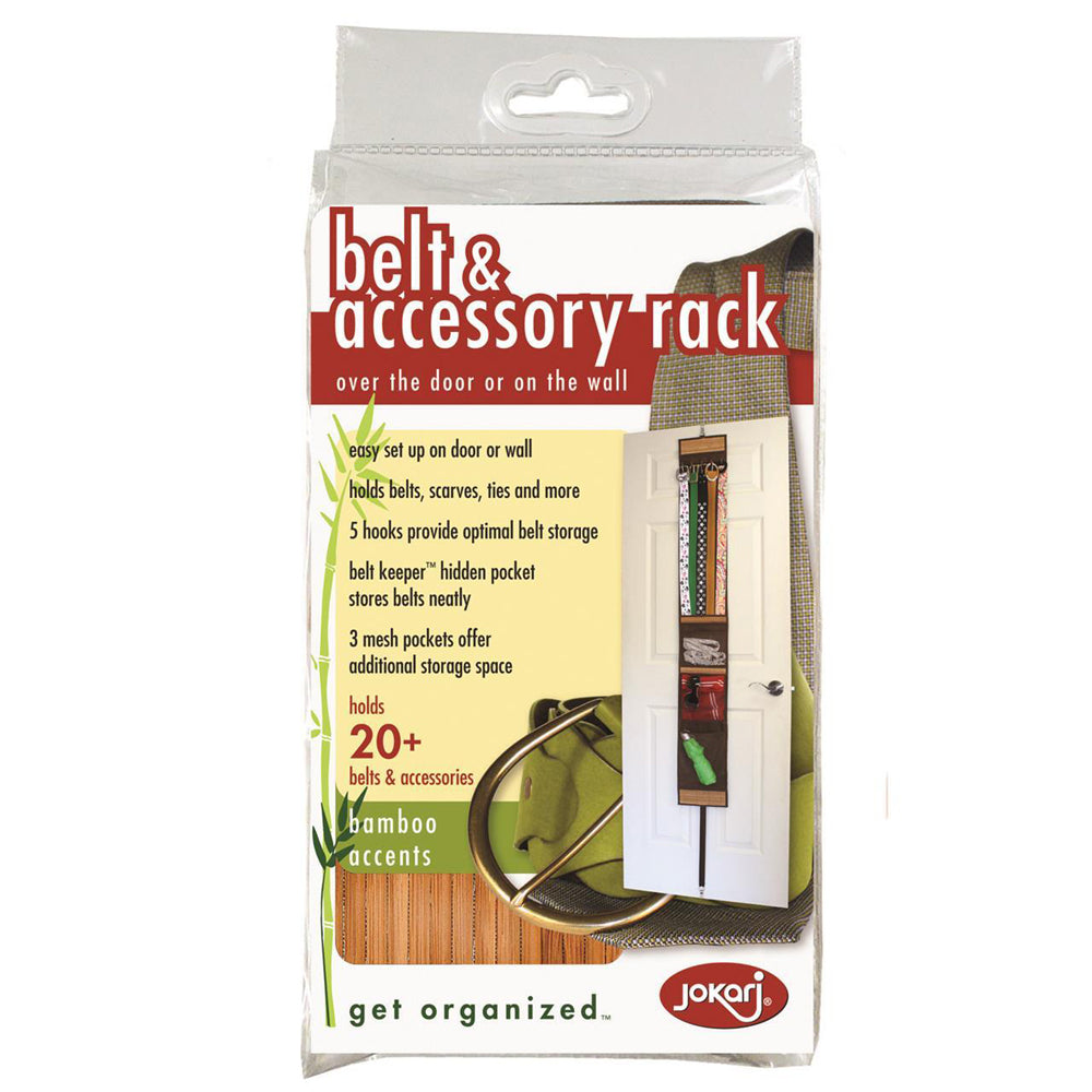 105262-jokari-belt-accessory-rack-wall-hanging-door-bamboo-accents-22cm