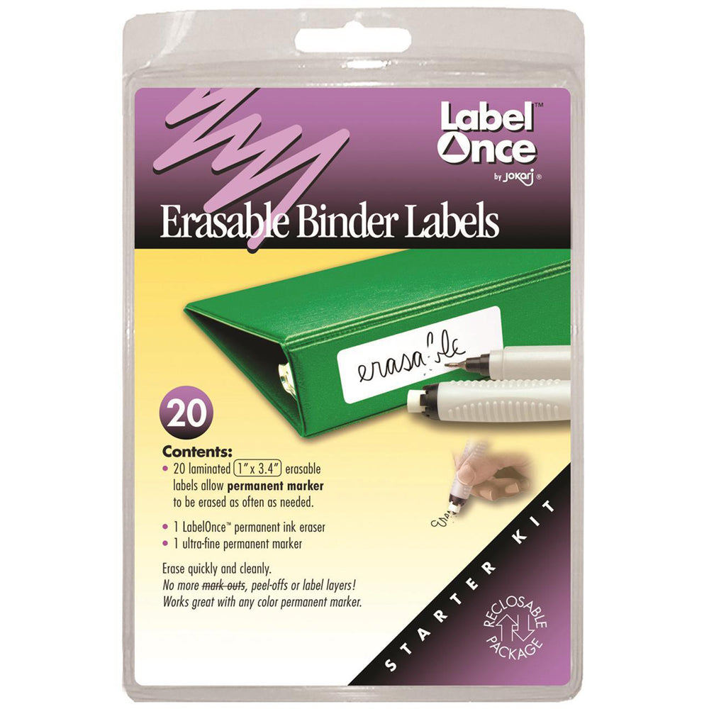 105269-22pc-jokari-erasable-binder-labels-eraser-marker-starter-kit-white