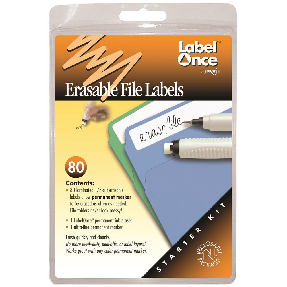 105271-82pc-jokari-erasable-file-labels-marker-eraser-starter-kit-white