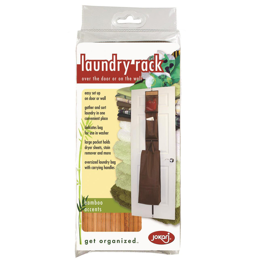 105310-jokari-12-5cm-laundry-rack-wall-hanging-organiser-w-handle-brown