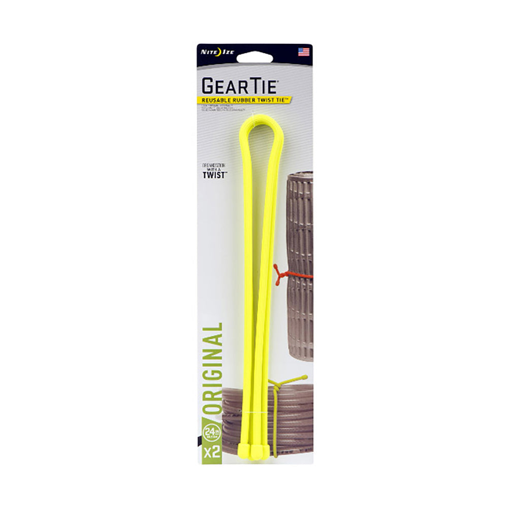 116510-2pc-nite-ize-24in-rubber-gear-tie-blaze-organiser-neon-yellow
