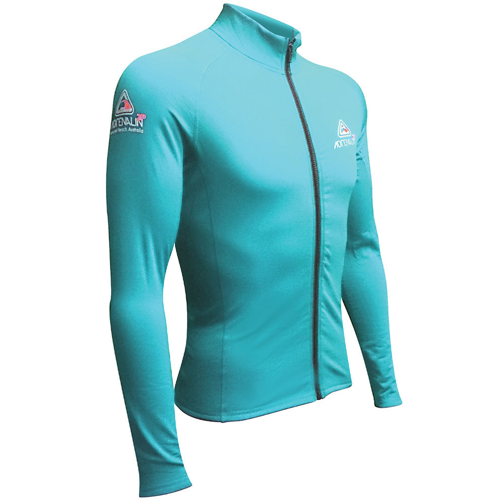 Adrenalin 2P Wet/Dry Thermo Shield LS Zip-Front Top Rapid Dry Jacket Large Aqua — image 2