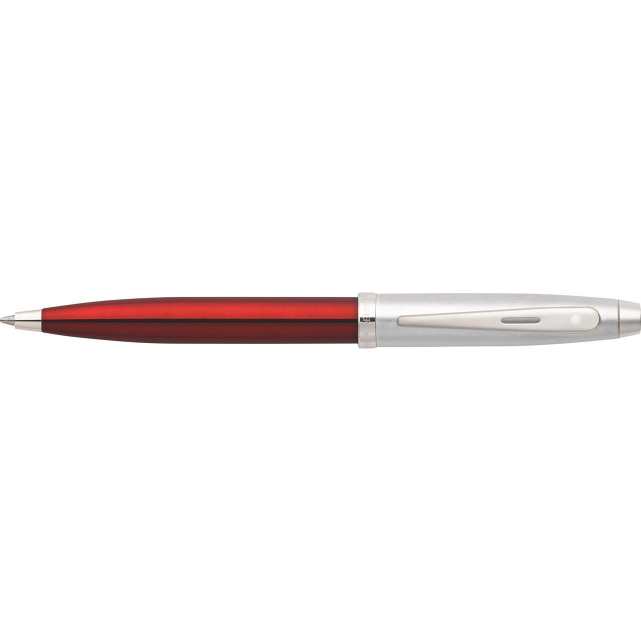 111521-sheaffer-100-ball-point-pen-stationery-hs-nib-red-chrome