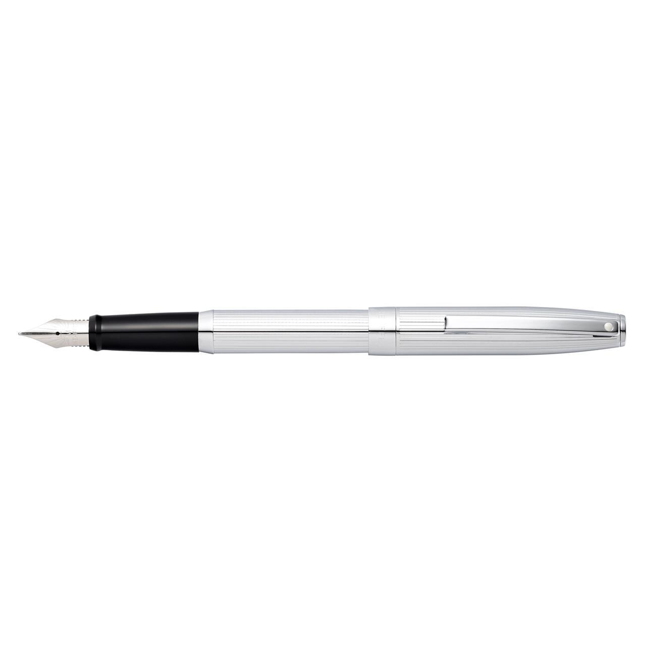 119330-sheaffer-sagaris-fountain-pen-medium-nib-chrome-engraved