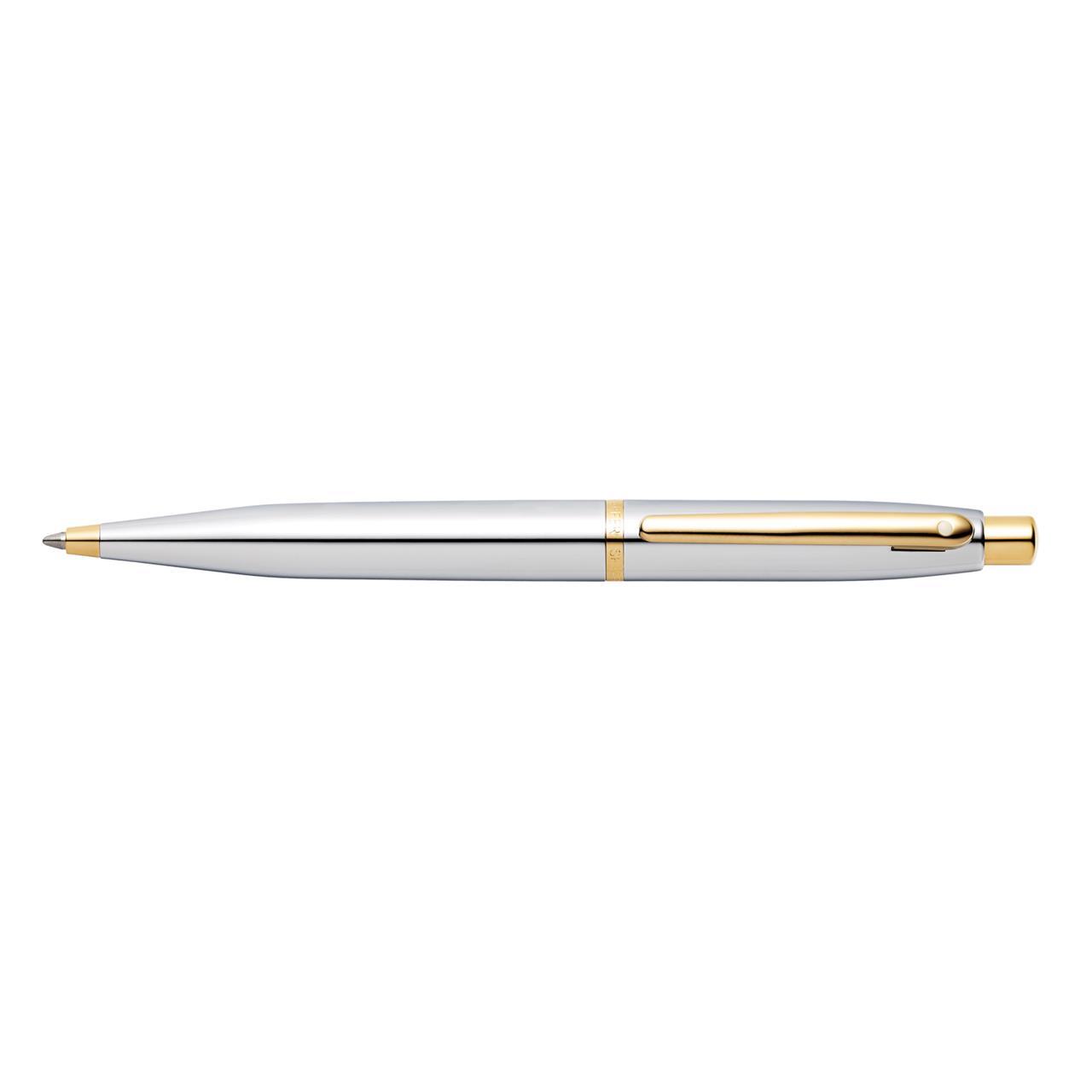 119346-sheaffer-vfm-ball-point-pen-writing-stationery-chrome-gold-tone