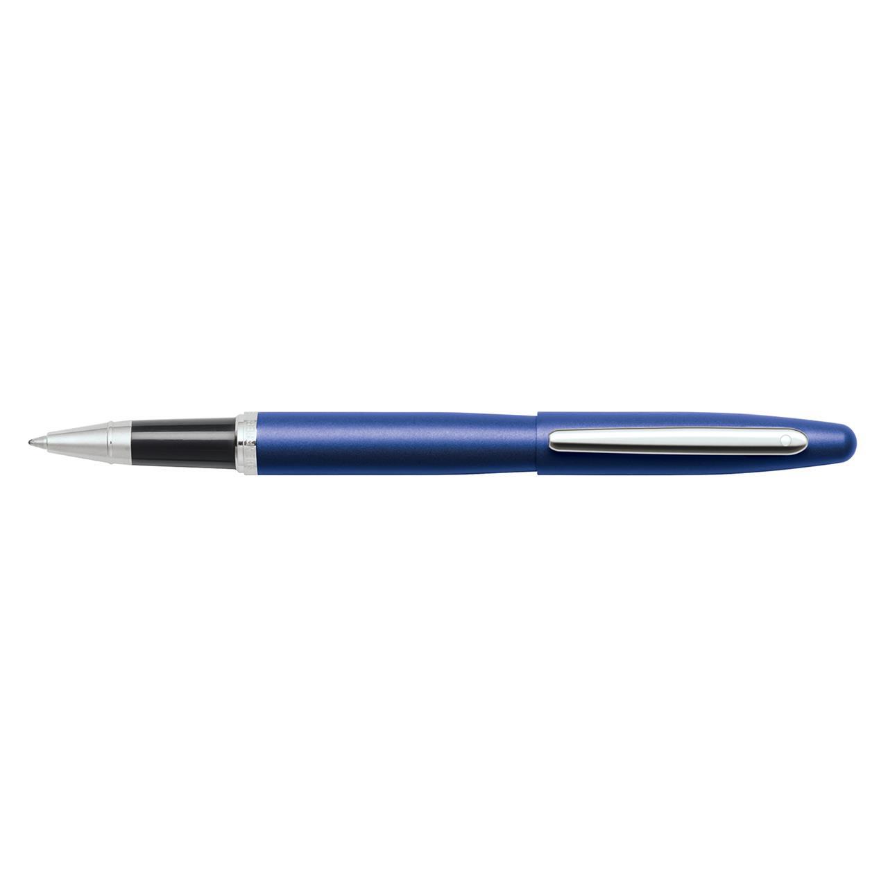 116333-sheaffer-vmf-roller-ball-pen-gel-ink-writing-stationery-neon-blue-chrome