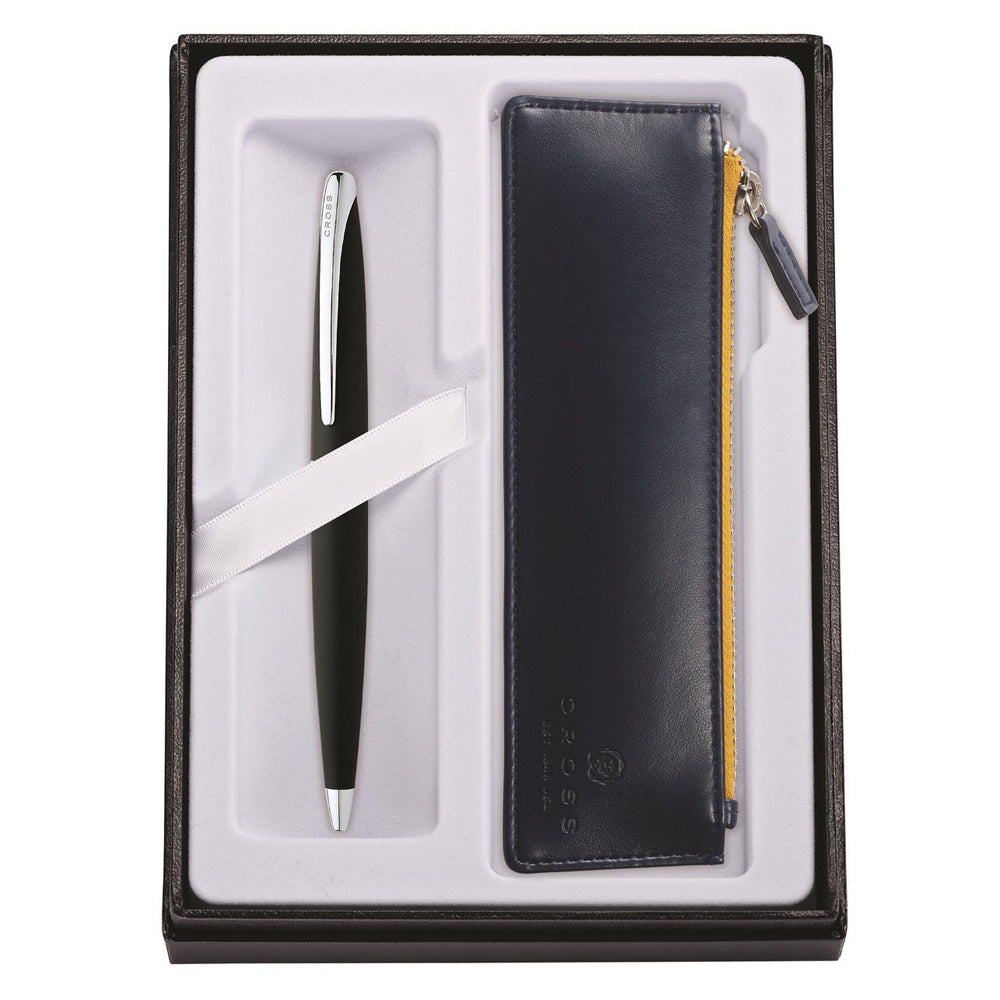 119324-cross-atx-basalt-medium-ball-point-pen-w-blue-zip-pouch