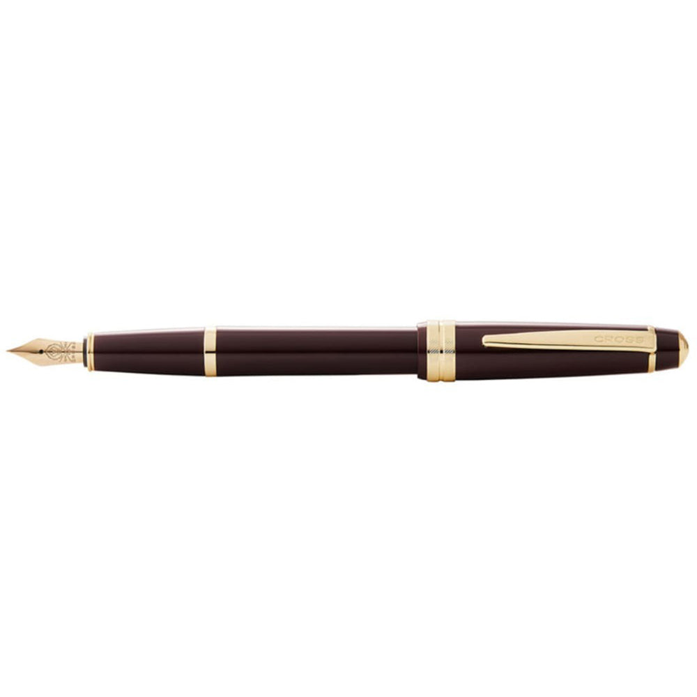 121418-cross-bailey-light-gloss-medium-fountain-pen-burgundy-red-gold