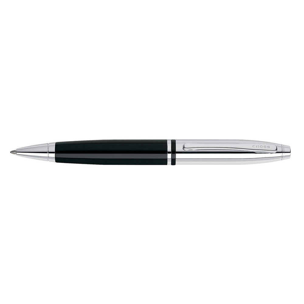 108094-cross-calais-ball-point-pen-medium-nib-chrome-black-lacquer