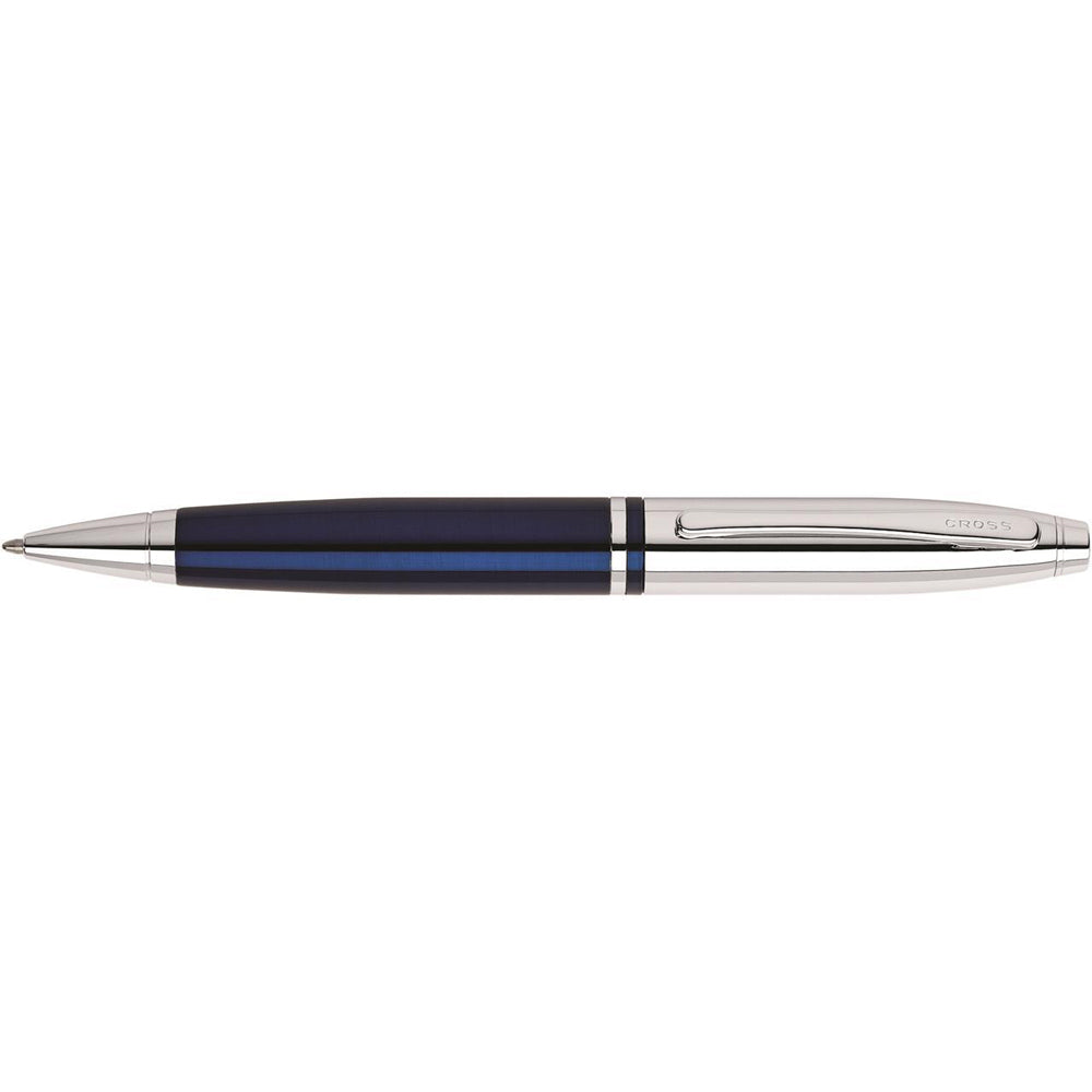 108095-cross-calais-ball-point-pen-medium-nib-chrome-blue-lacquer
