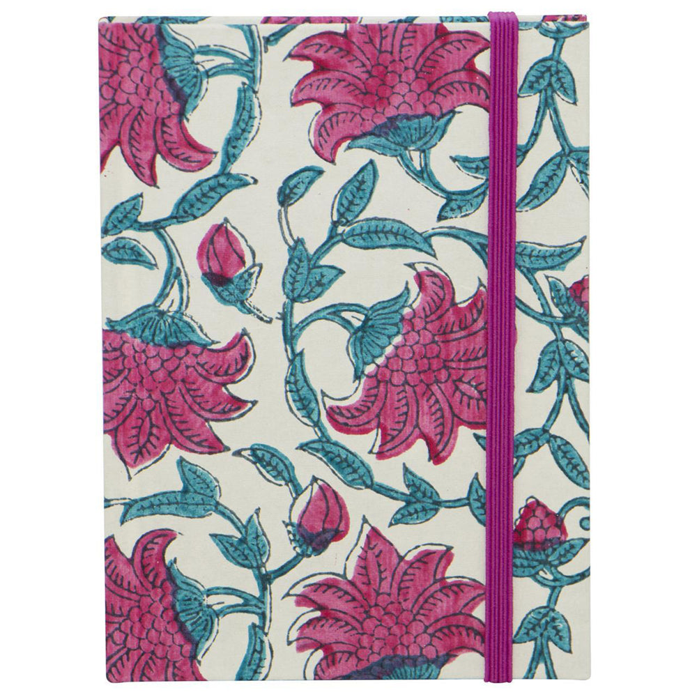 109172-lantern-studios-a6-journal-notebook-hardcover-stationery-indian-coral-flower