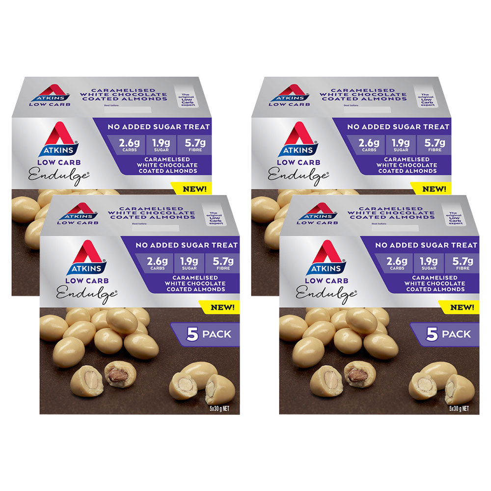105712-4x-5pc-atkins-30g-endulge-treat-caramelised-white-choc-coated-almonds