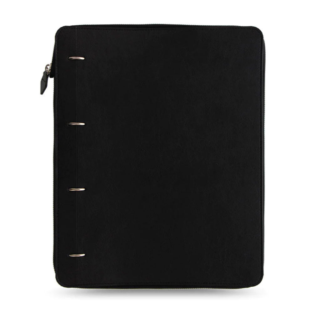 101503-filofax-personal-clipbook-organiser-zip-faux-leather-monochrome-black