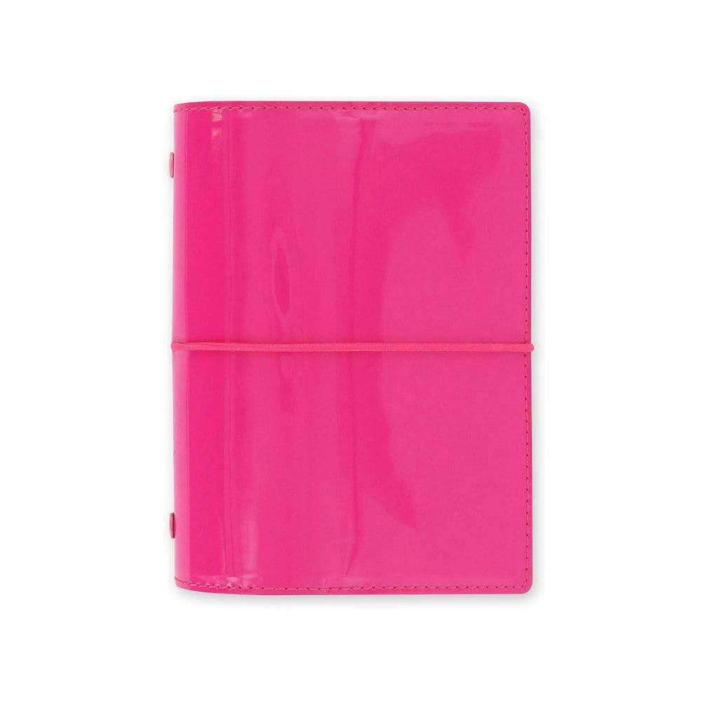 108907-filofax-domino-patent-pocket-organiser-stationery-hot-pink
