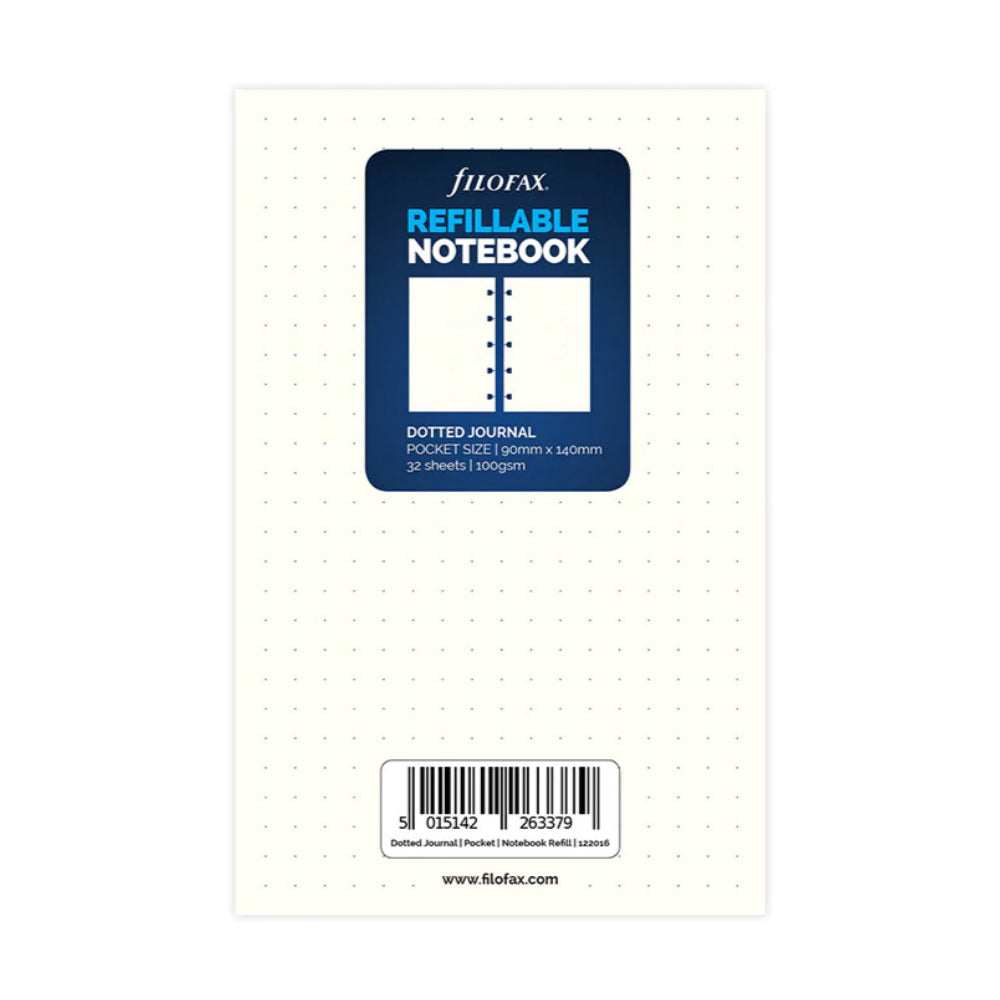 113941-32pc-filofax-pocket-notebook-paper-refill-dotted-white