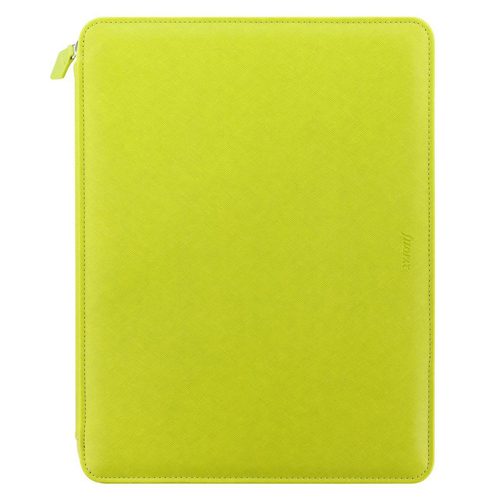 101390-filofax-a4-saffiano-zipped-folio-personal-organiser-pear