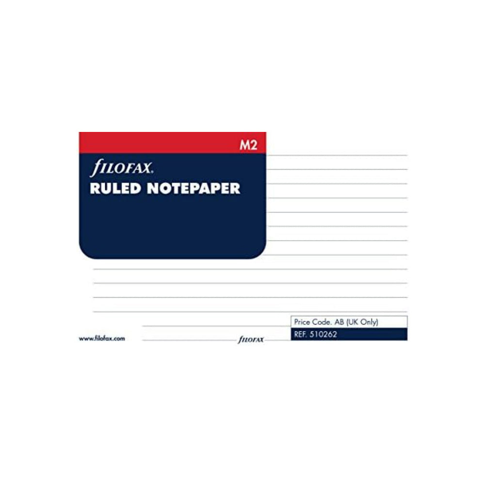 108666-20pc-filofax-10cm-m2-refill-ruled-notepaper-personal-organiser-white