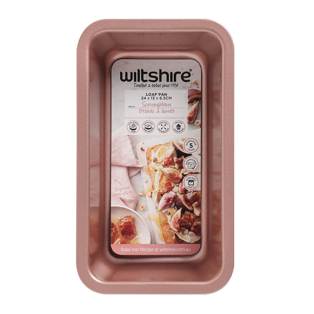 40532-wiltshire-rose-gold-rectangular-loaf-bakeware-pan-tin-24cm