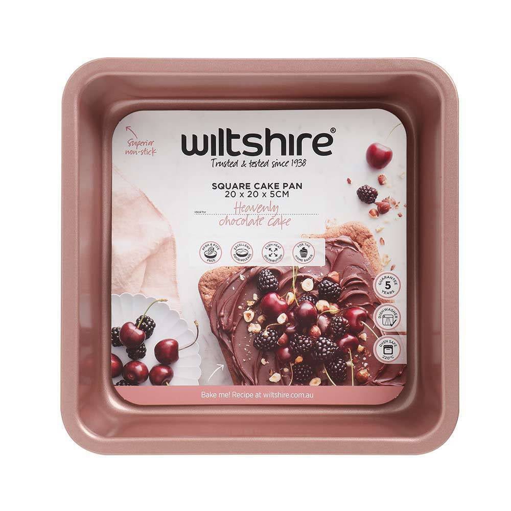40593-wiltshire-rose-gold-square-non-stick-cake-pan-baking-tin-20cm