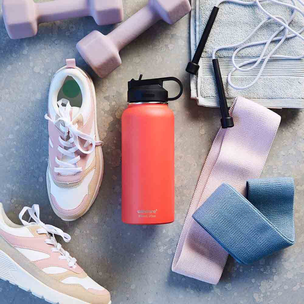 48182-wiltshire-insulated-reusable-stainless-steel-bottle-coral-900ml