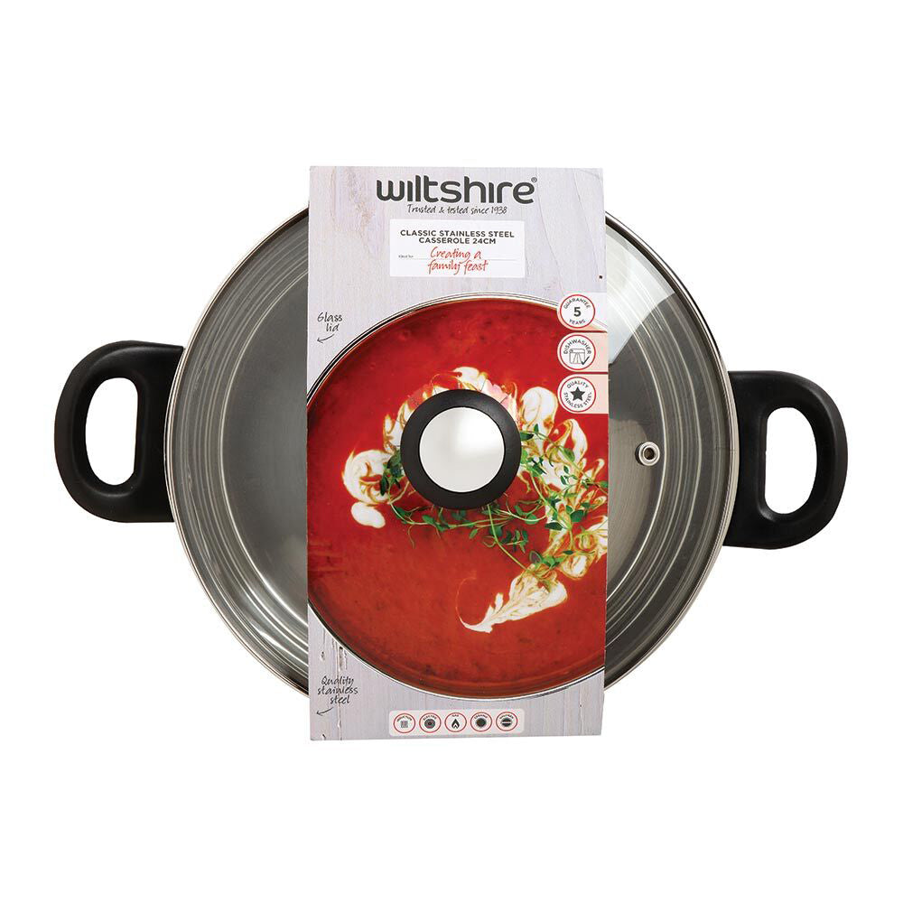 42299-wiltshire-classic-stainless-steel-glass-lid-casserole-24cm