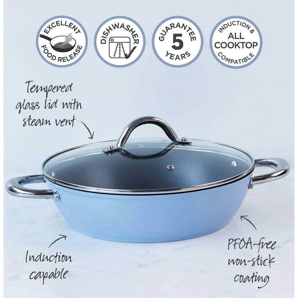 42384-wiltshire-easycook-colour-non-stick-low-casserole-28cm