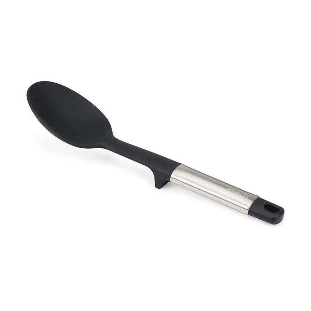 10571-joseph-joseph-elevate-silicone-steel-solid-spoon-31cm-black