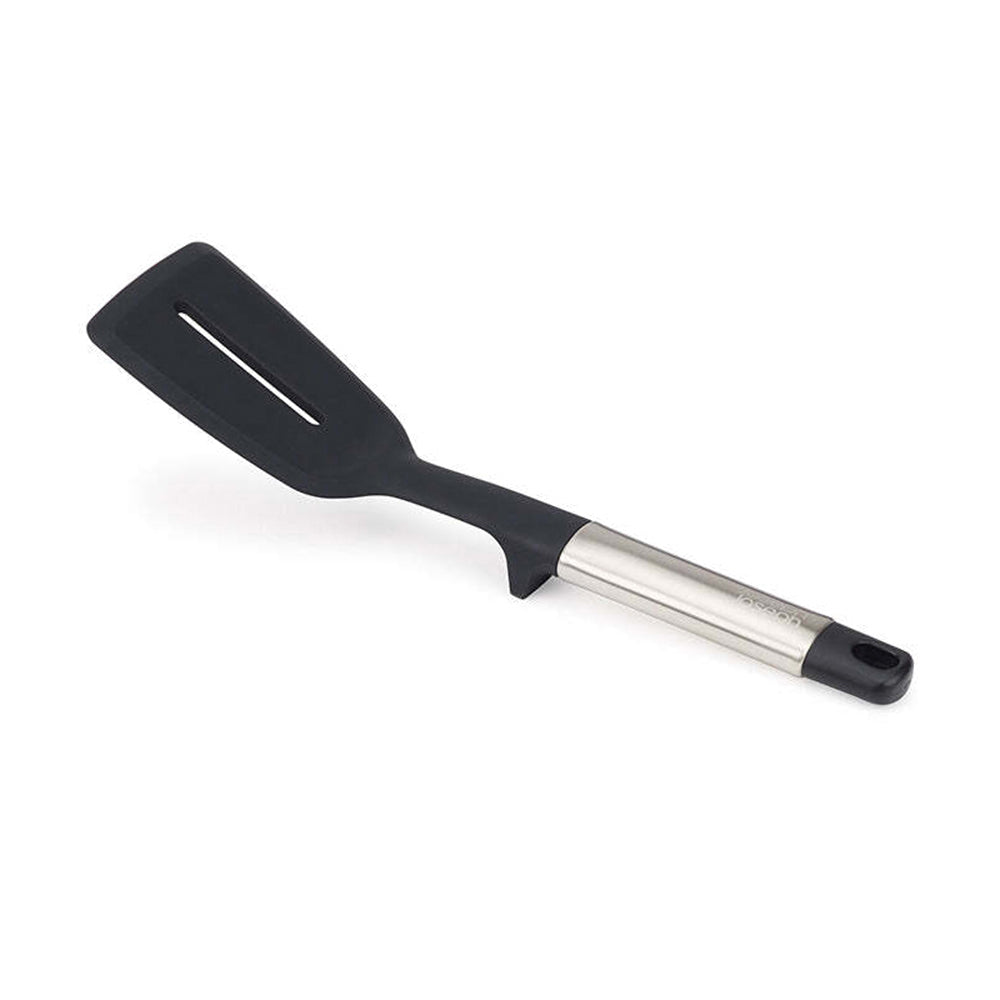 10570-joseph-joseph-elevate-silicone-steel-slotted-turner-30-5cm-black