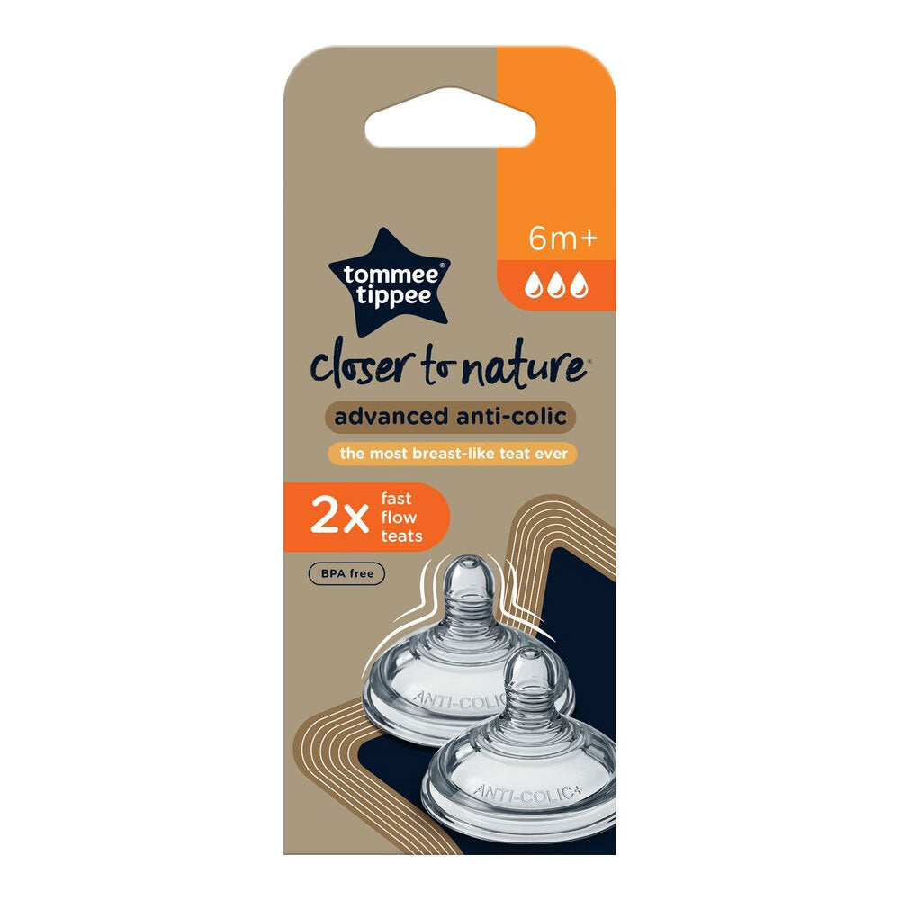 222045-2pc-tommee-tippee-closer-to-nature-advanced-anti-colic-fast-flow-teats-6m