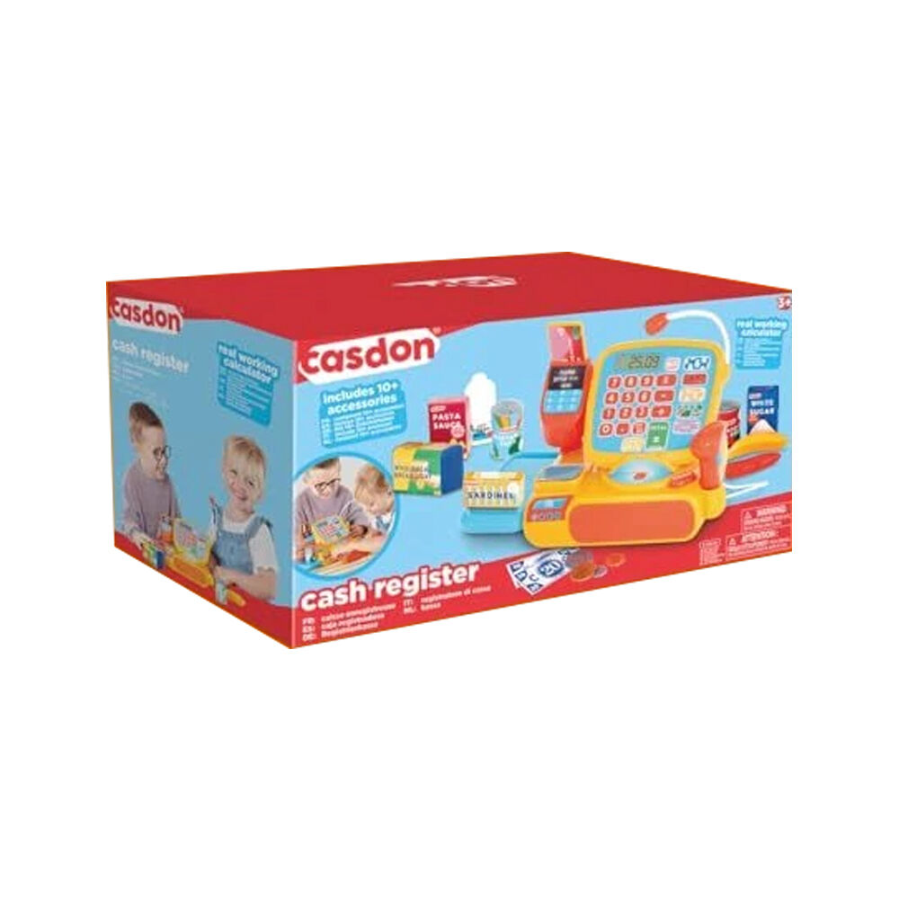 Casdon Kids 3y+ Cash Register Pretend Play Toy Supermarket Checkout Till — image 6