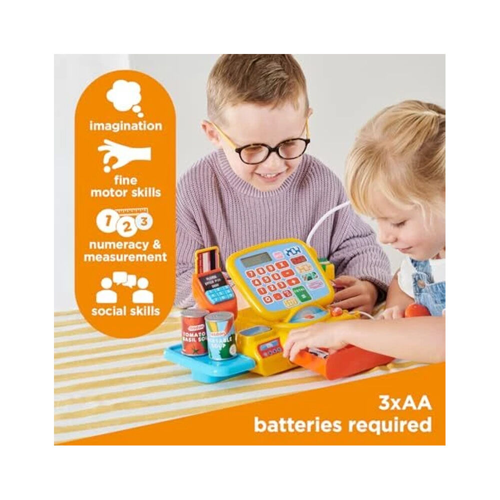 Casdon Kids 3y+ Cash Register Pretend Play Toy Supermarket Checkout Till — image 3