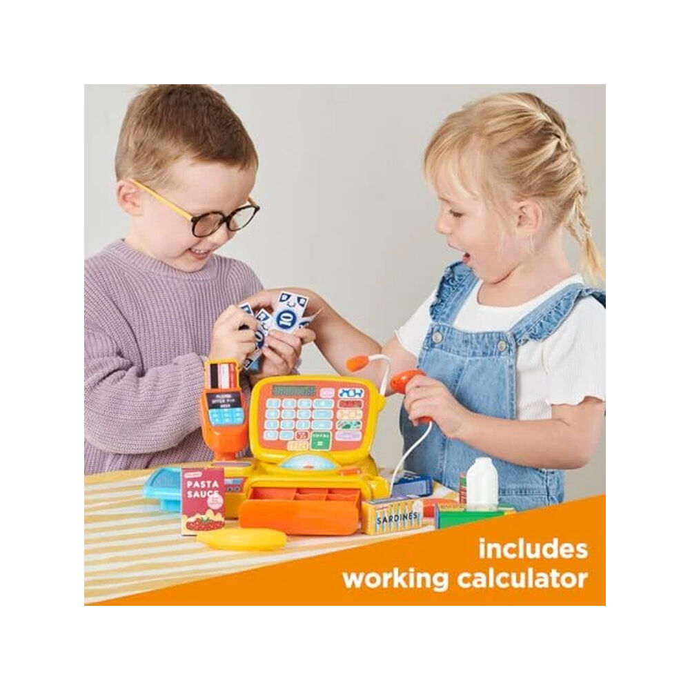 Casdon Kids 3y+ Cash Register Pretend Play Toy Supermarket Checkout Till — image 4
