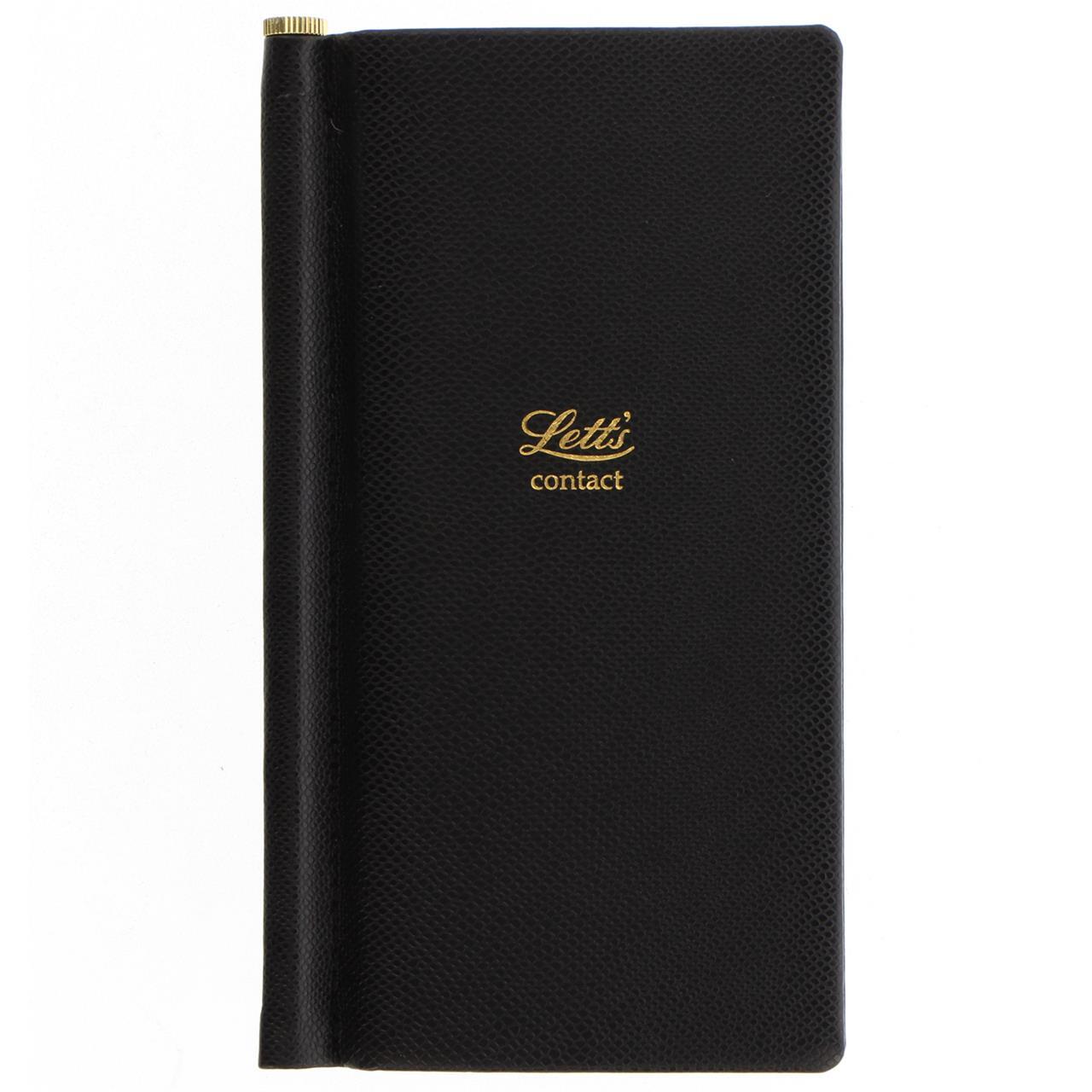 101745-letts-legacy-slim-address-book-black-home-office-stationery