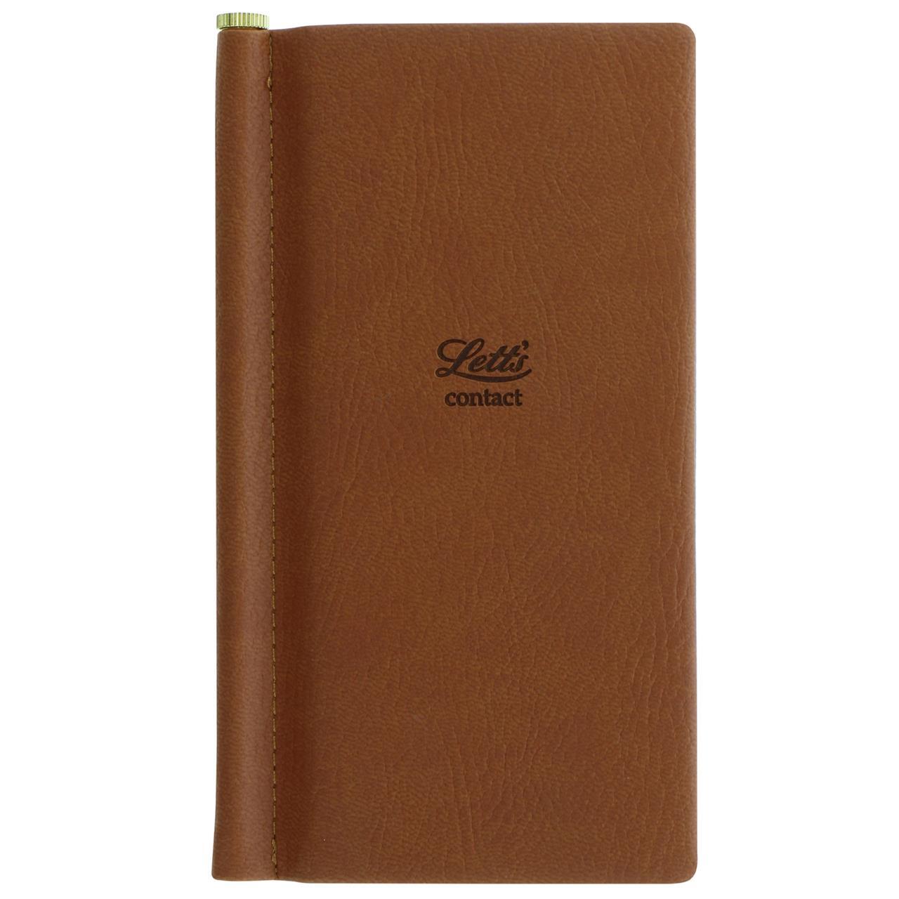 101721-letts-origins-slim-address-book-tan-home-office-stationery