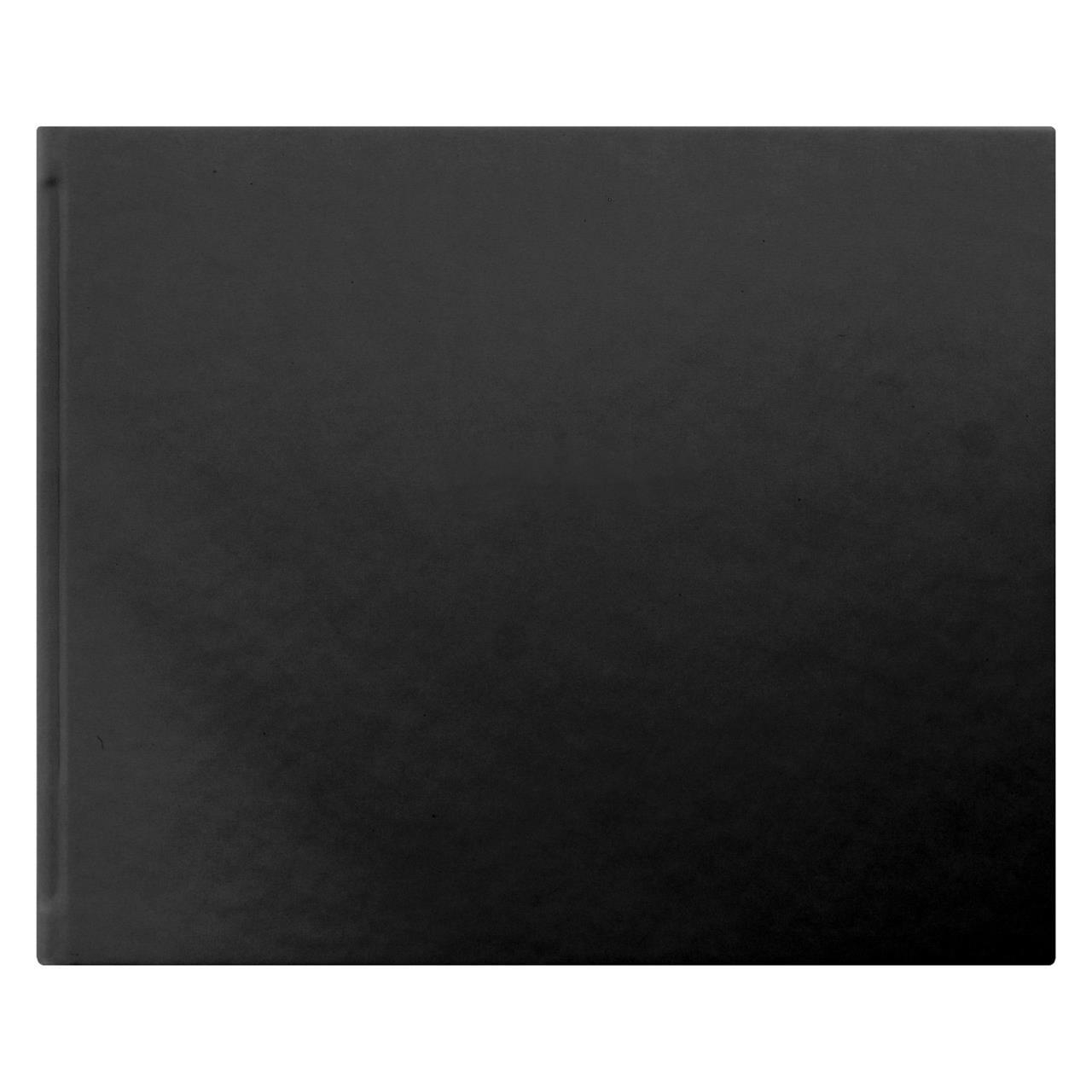 119842-letts-dazzle-quarto-blank-guest-book-landscape-black-home-office-stationery