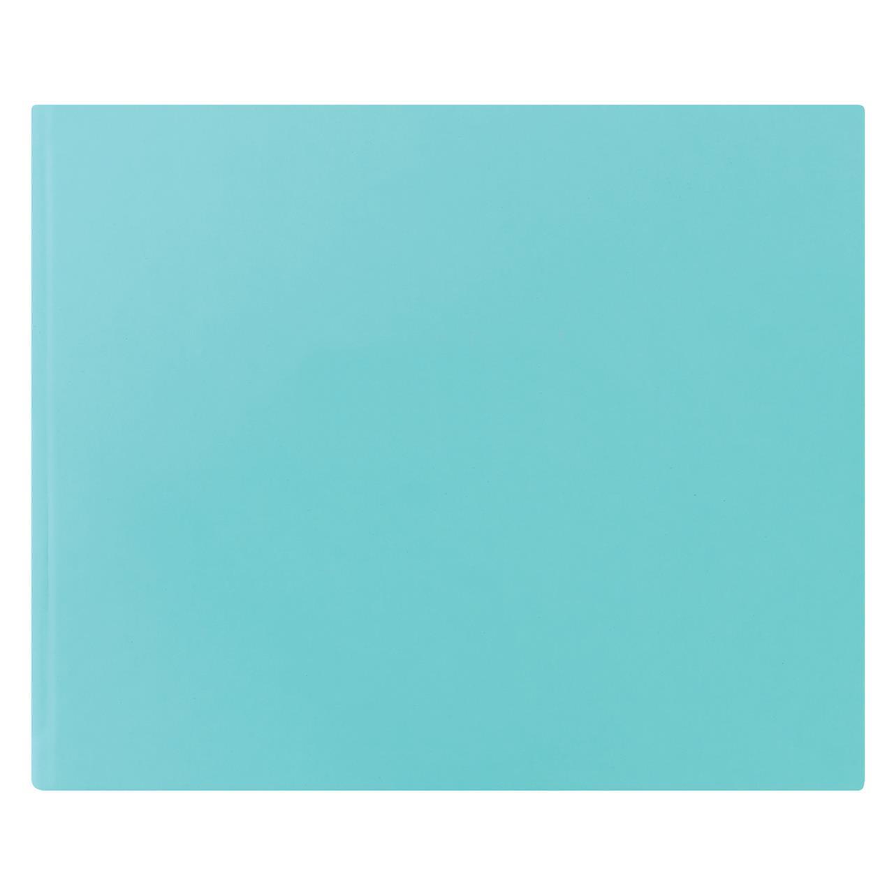 119844-letts-dazzle-quarto-blank-guest-book-landscape-turquoise-home-stationery