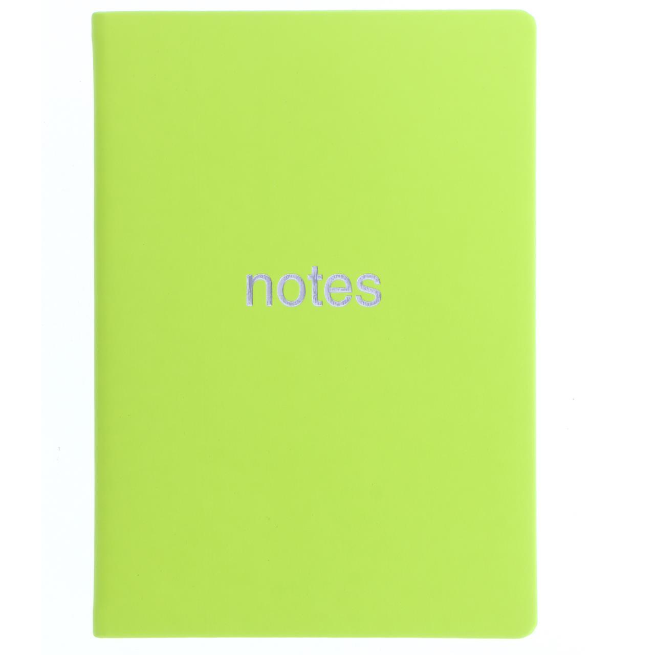 101756-letts-dazzle-a5-notebook-pear-home-office-stationery