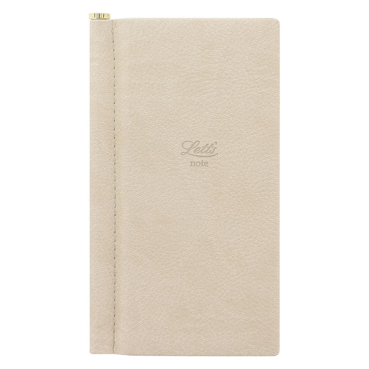 117435-letts-origins-slim-grey-notebook-with-gold-pen-home-office-stationery