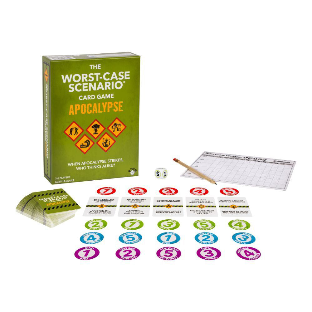 Moose Games The Worst-Case Scenario Apocalypse Card Game 14y+