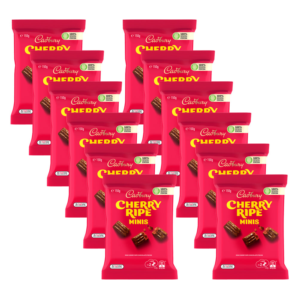 4302796-12pc-cadbury-cherry-ripe-minis-150g-chocolate-confectionery
