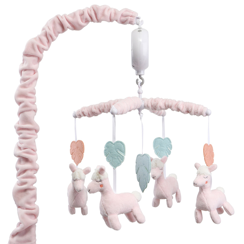 3284mm-little-haven-baby-infant-nursery-crib-cot-hanging-musical-mobile-llama-0-5m