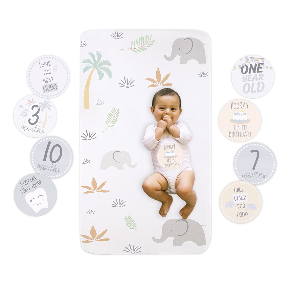 3766mic-little-haven-baby-infant-photo-op-sheet-12-milestone-cards-elephant-135cm