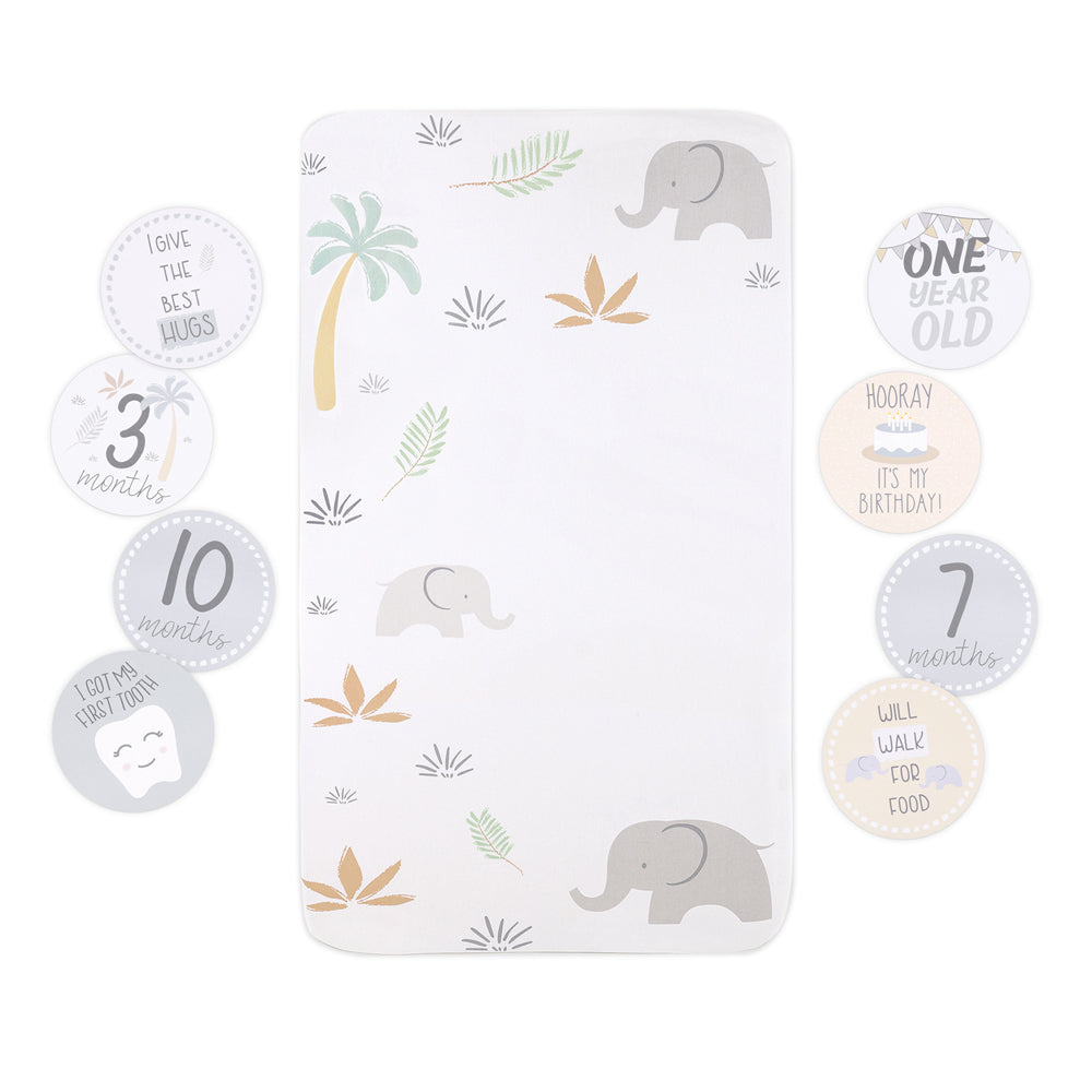 3766mic-little-haven-baby-infant-photo-op-sheet-12-milestone-cards-elephant-135cm