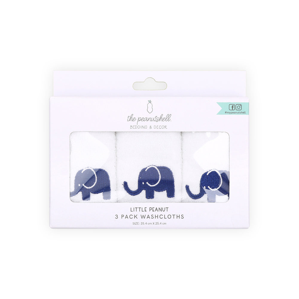 1526wc3-3pc-the-peanutshell-little-peanut-cotton-washcloths-25-4cm-blue