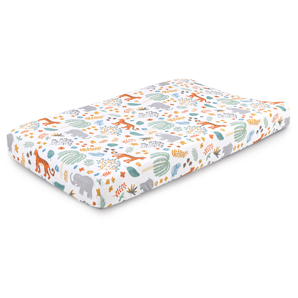 1810bfs2-2pc-the-peanutshell-80cm-cotton-safari-boho-bassinet-fitted-sheet