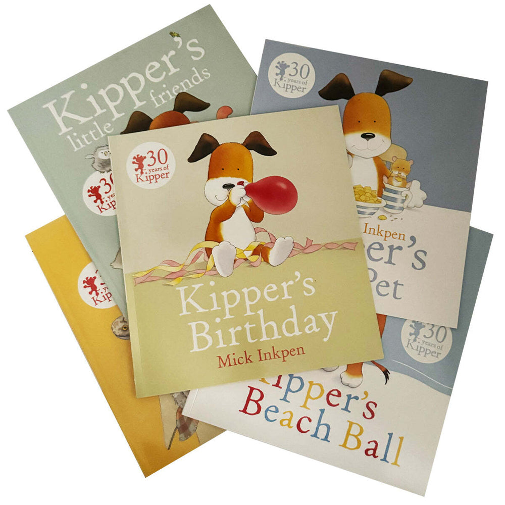 5pc Promotional Kipper Children's Book Collection Set 3-6Y+