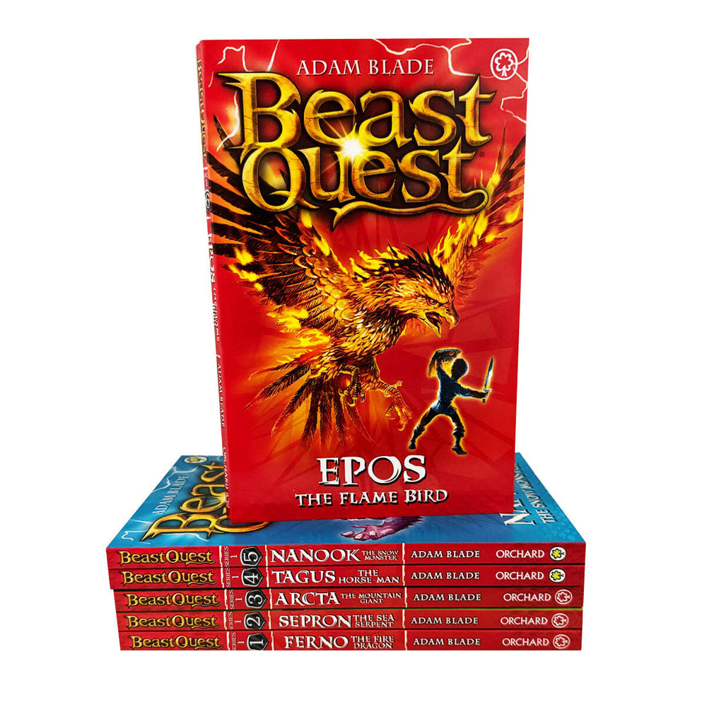 6pc Promotional Beast Quest Series 1 Book Collection Set 8-12Y+